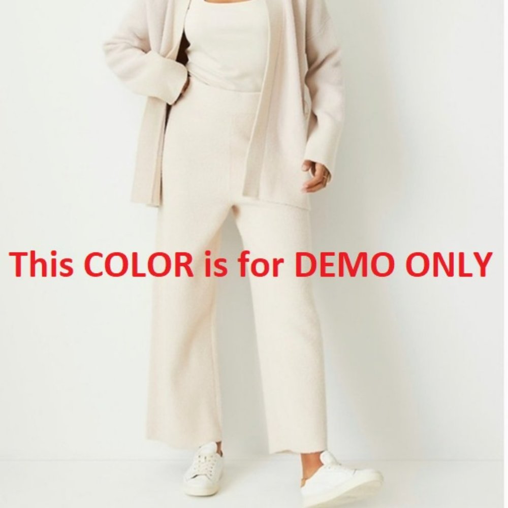Ann Taylor Factory Wide Leg Sweater Pants